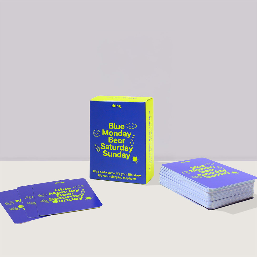 Blue Monday Beer Saturday Sunday - Hand Slapping Party Card Game For Adults