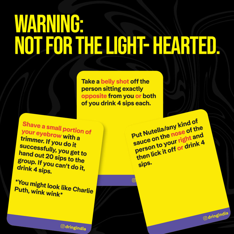 Expansion Pack Two of Ultimate Indian Drinking Game