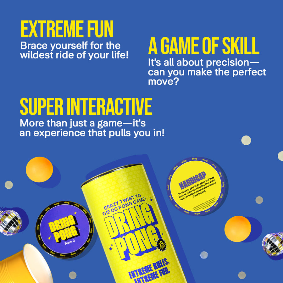 Dring Pong - Crazy Twist to the OG Beer Pong Game