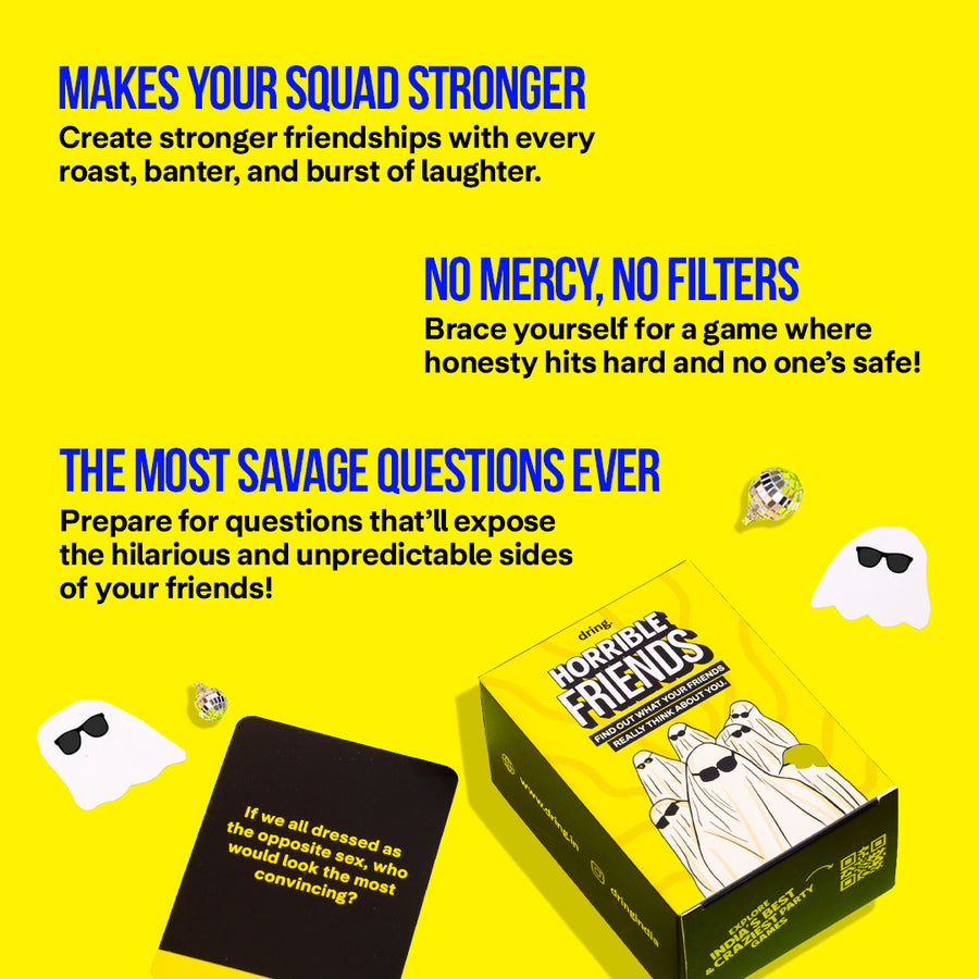 Horrible Friends - The 'Who's Most Likely To' Party Game