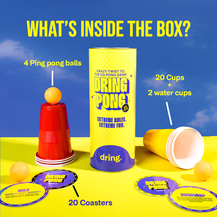 Dring Pong - Crazy Twist to the OG Beer Pong Game