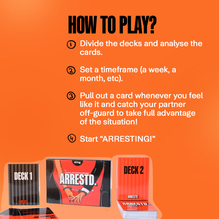Arrestd - The Real Life Couples Card Game