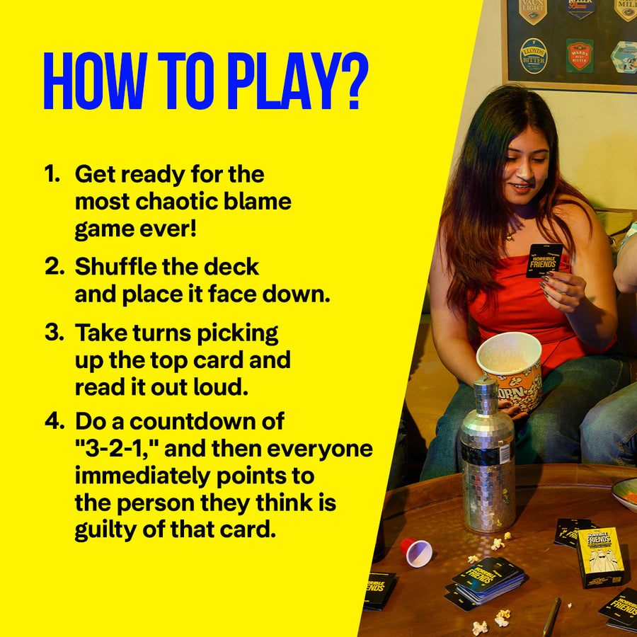 Horrible Friends - The 'Who's Most Likely To' Party Game