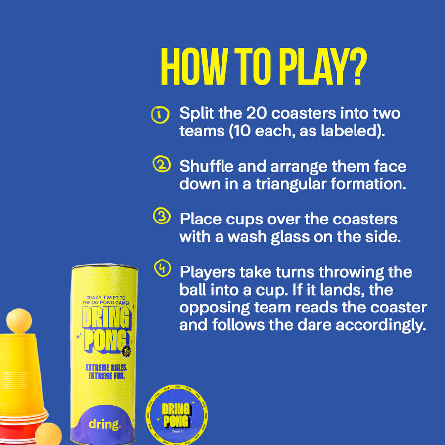 Dring Pong - Crazy Twist to the OG Beer Pong Game