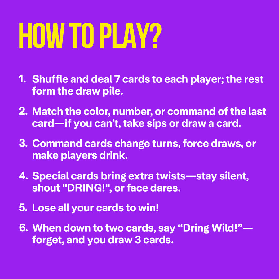 Dring WILD - UNO Just Got Lit