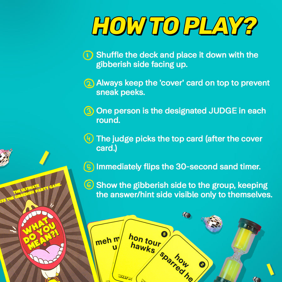What Do You Mean?! - The Ultimate Guess The Gibberish Party Game